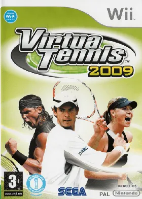 Virtua Tennis 2009 box cover front